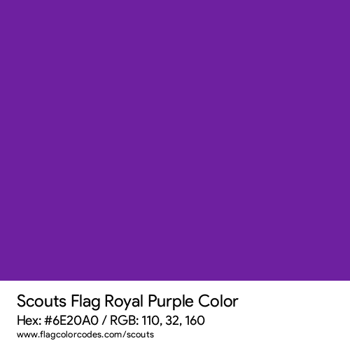 Royal Purple - 6E20A0