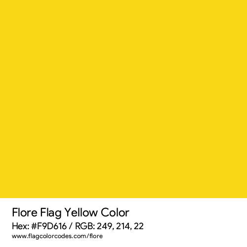 Yellow - F9D616