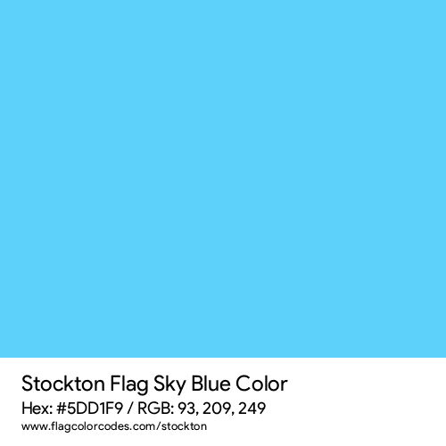 Sky Blue - 5DD1F9