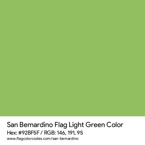 Light Green - 92BF5F