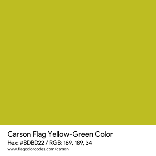 Yellow-Green - BDBD22