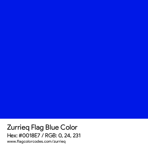 Blue - 0018E7
