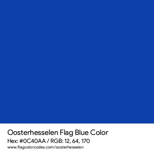 Blue - 0C40AA