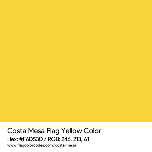 Yellow - F6D53D