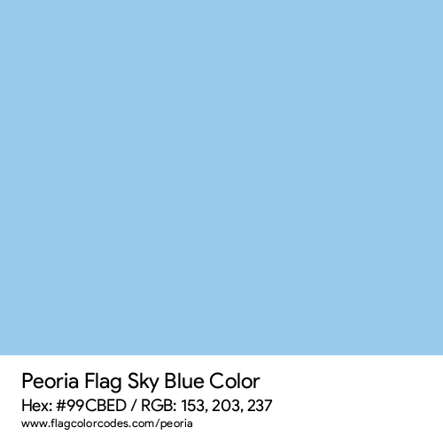 Sky Blue - 99CBED