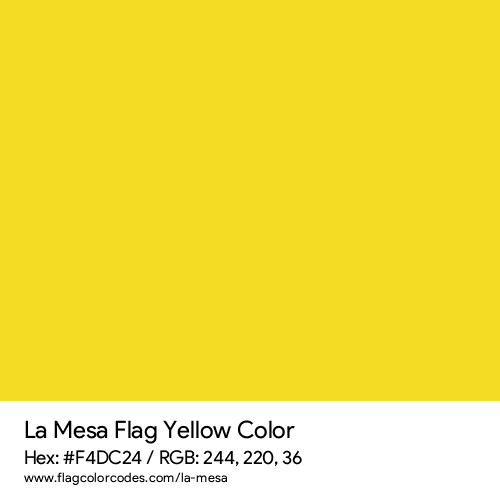 Yellow - F4DC24