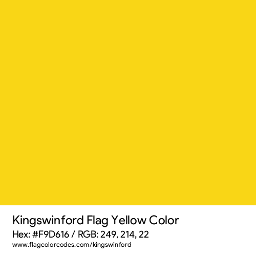 Yellow - F9D616