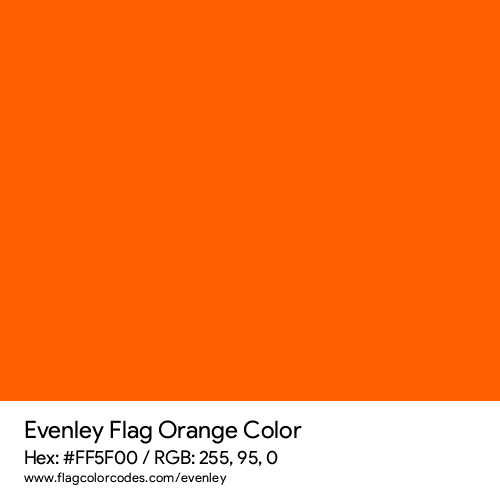 Orange - FF5F00