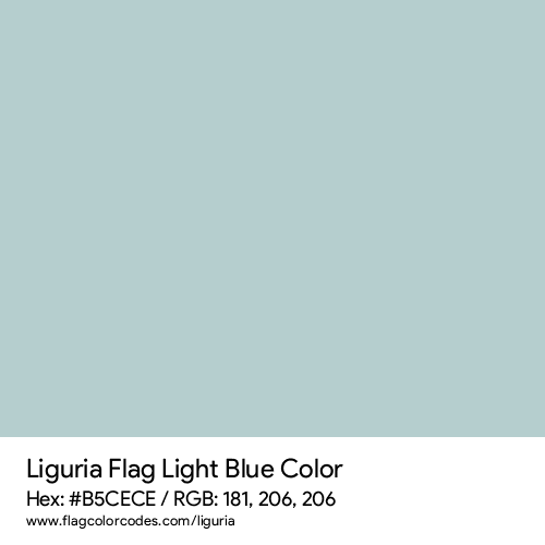 Light Blue - B5CECE