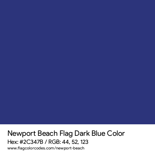 Dark Blue - 2C347B