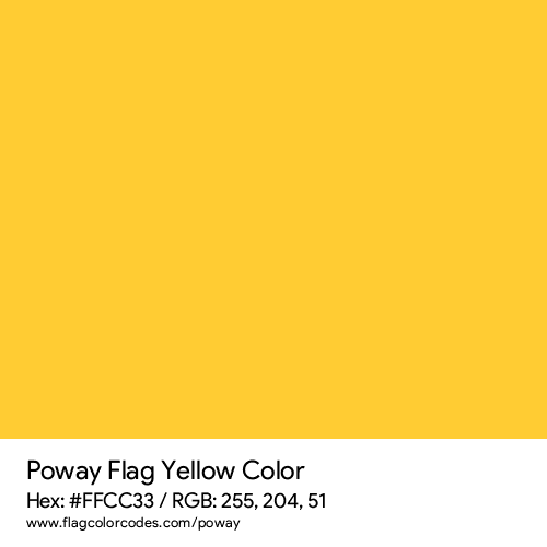 Yellow - FFCC33