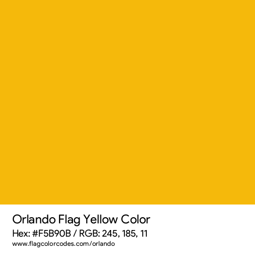 Yellow - F5B90B