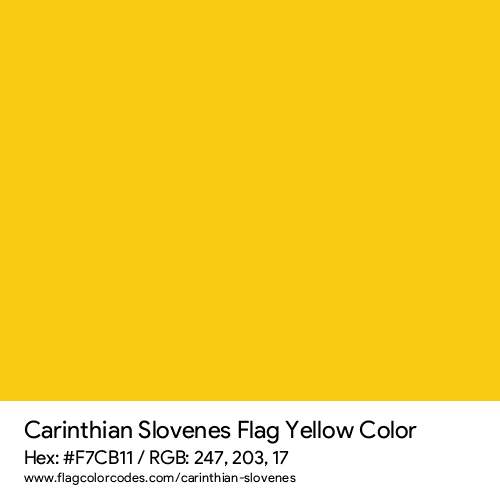 Yellow - F7CB11