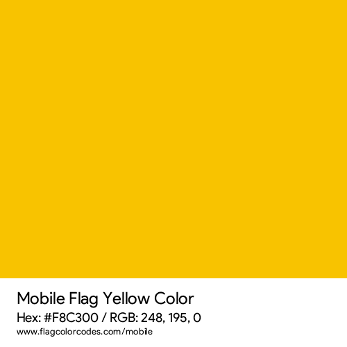 Yellow - F8C300