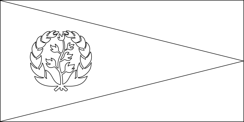Eritrea Outline flag