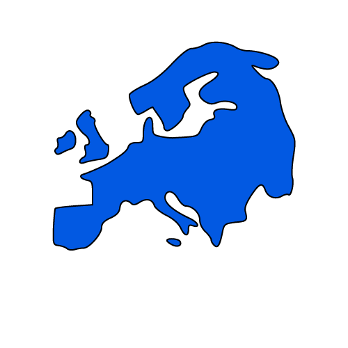 Europe continent map