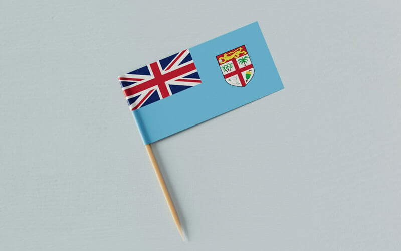 Fiji flag pin