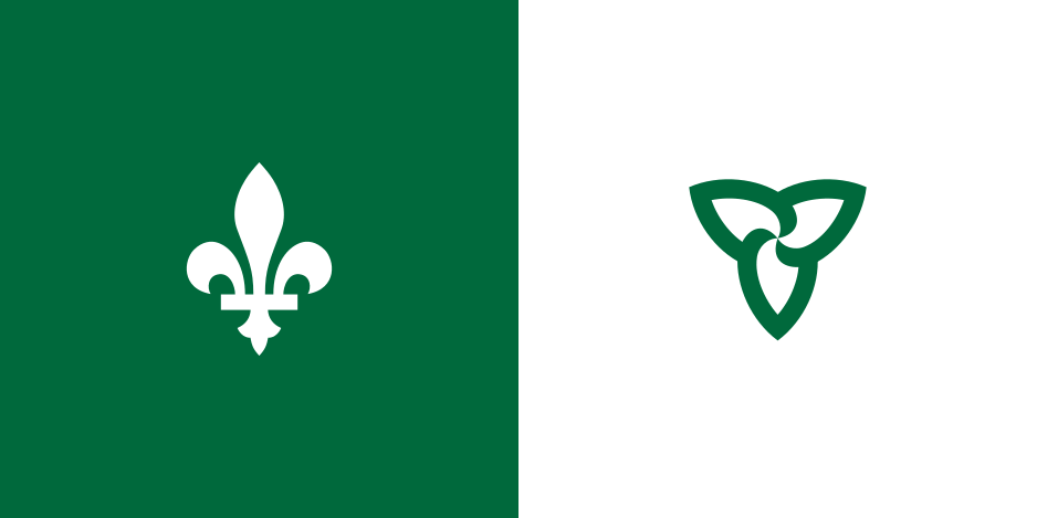 Franco-Ontarian flag image preview