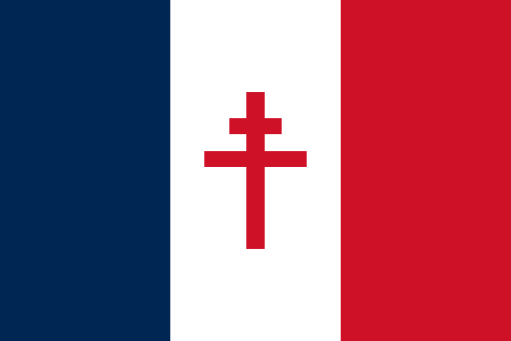 Free France (1940-1944) flag image preview