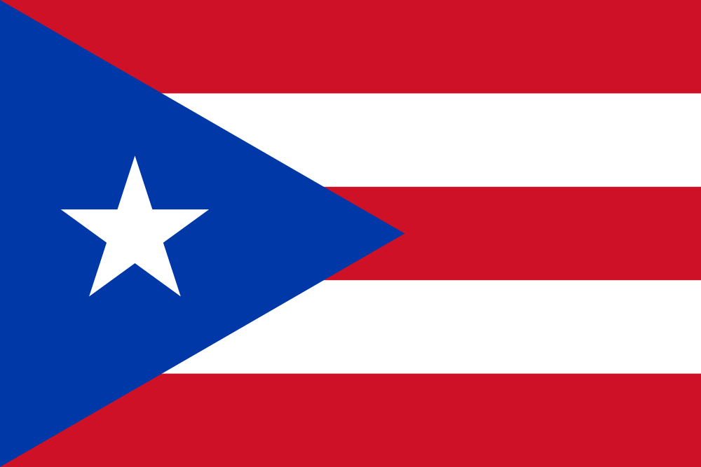 Flag of Puerto Rico (1952) flag image preview