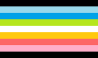 Gilbert Baker’s 9-Stripe Rainbow Pride flag image preview