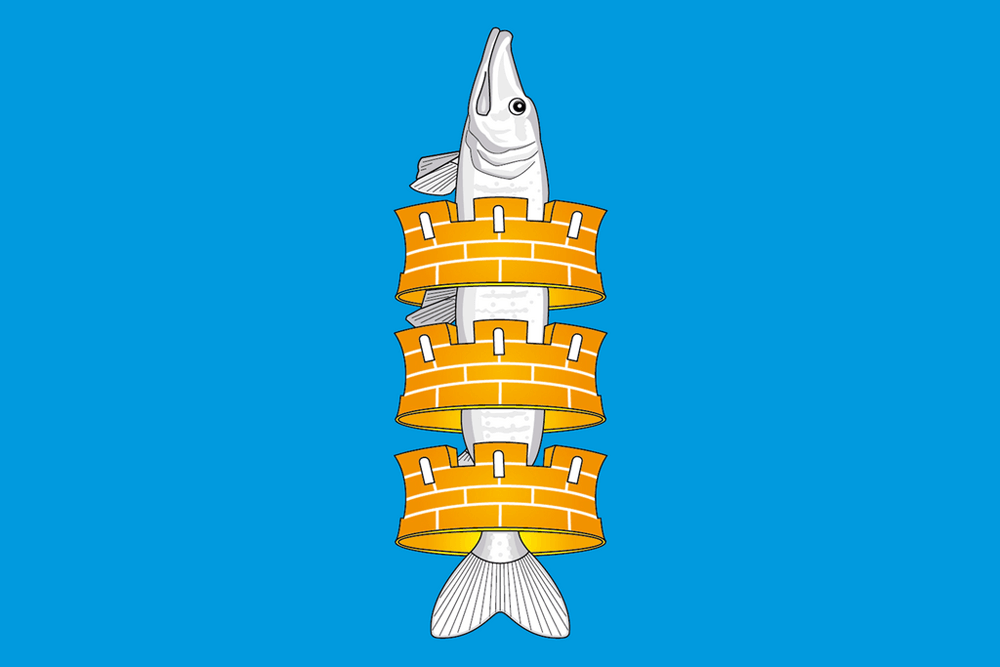 Rybinsky District flag image preview