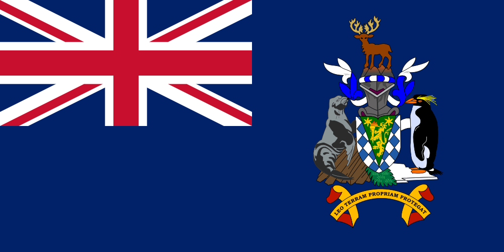 South Georgia and the South Sandwich Islands flag image preview