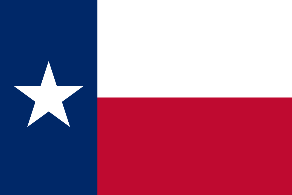 Texas flag image preview