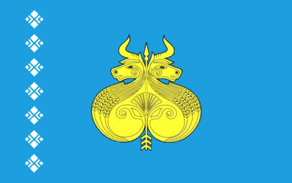 Verkhnevilyuysky District flag image preview