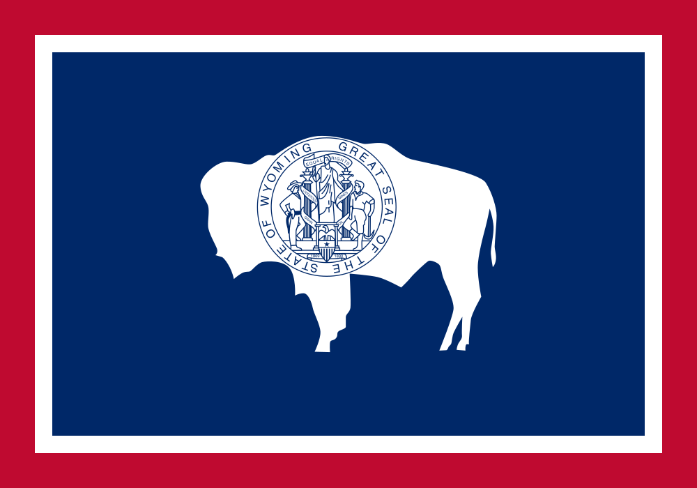 Wyoming flag image preview