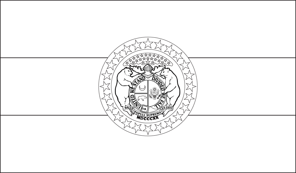 Missouri Outline flag