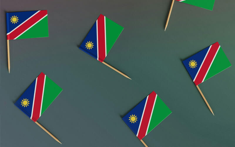 Namibia flag pins