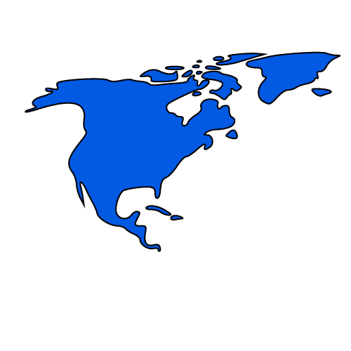 North America continent map
