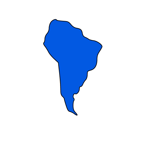 South america continent map