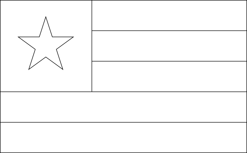 Togo Outline flag