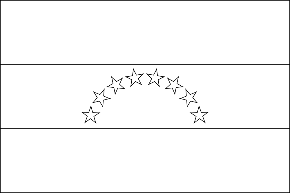 Venezuela Outline flag