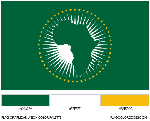 African Union Flag Color Palette