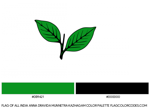 All India Anna Dravida Munnetra Kazhagam Flag Color Palette