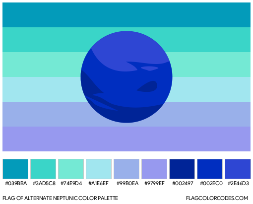 Alternate Neptunic Flag Color Palette