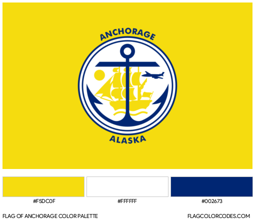 Anchorage Flag Color Palette