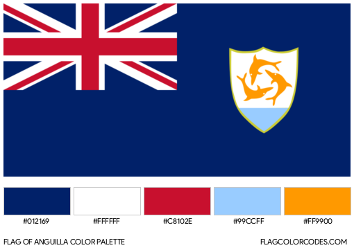 Anguilla Flag Color Palette