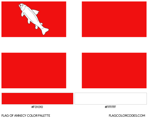 Annecy Flag Color Palette
