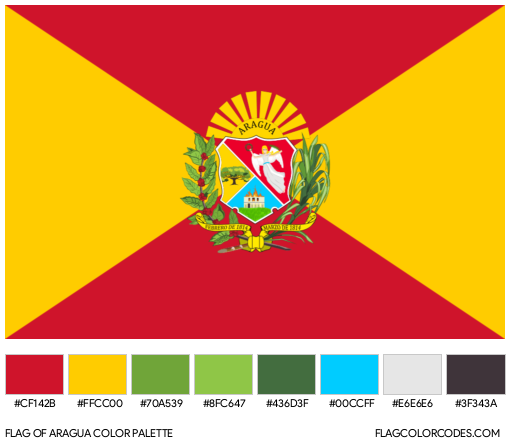 Aragua Flag Color Palette