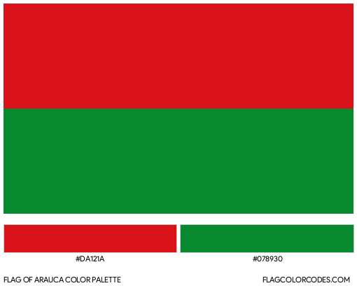 Arauca Flag Color Palette