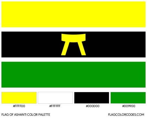 Ashanti Flag Color Palette