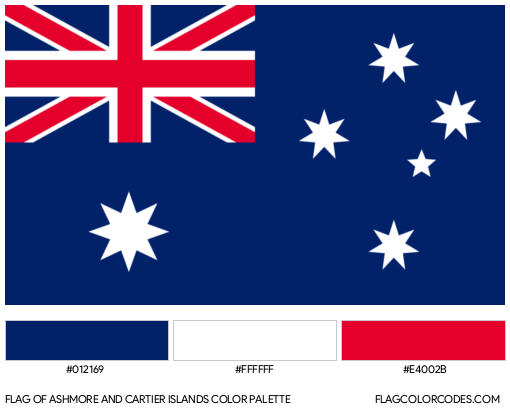 Ashmore and Cartier Islands Flag Color Palette