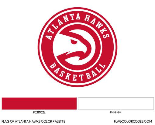 Atlanta Hawks Flag Color Palette