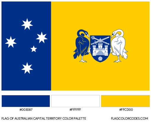 Australian Capital Territory Flag Color Palette