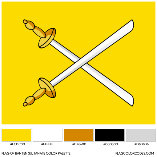 Banten Sultanate Flag Color Palette