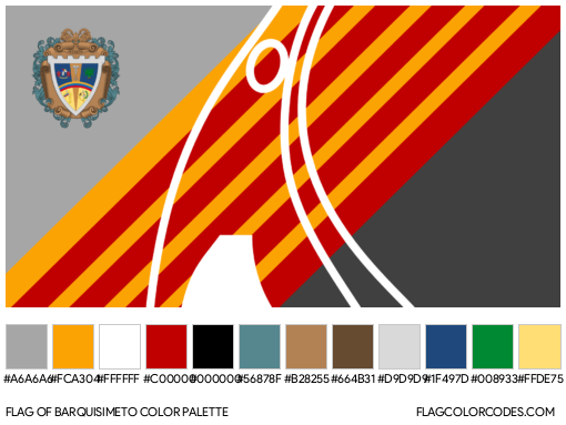 Barquisimeto Flag Color Palette